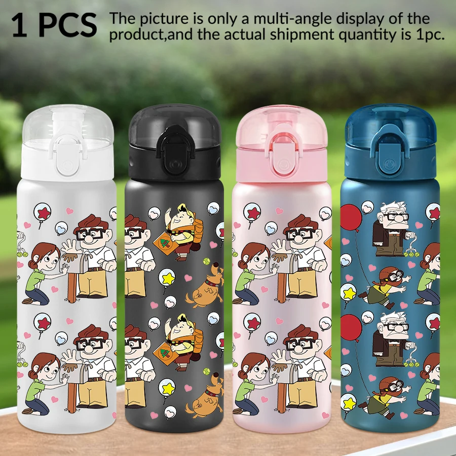 

1 шт., пластиковая бутылка для воды с рисунком воздушного шара Disney, 26 унций, спортивная чашка для воды на открытом воздухе, подарок на день рождения/повернення домой