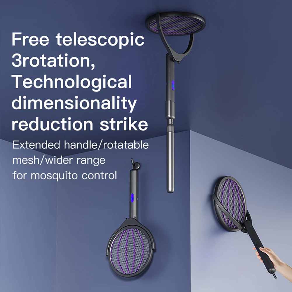 Rechargeable LED Camping Mosquito Lamp Multi-Function Portable Outdoor Lighting with Tripod Mosquito Repellent Flashlight