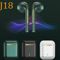 J18 Headset Wireless Earphones Bluetooth Headphones For Xiaomi True Stereo Sport Game TWS Earbuds In Ear With Mic Touch