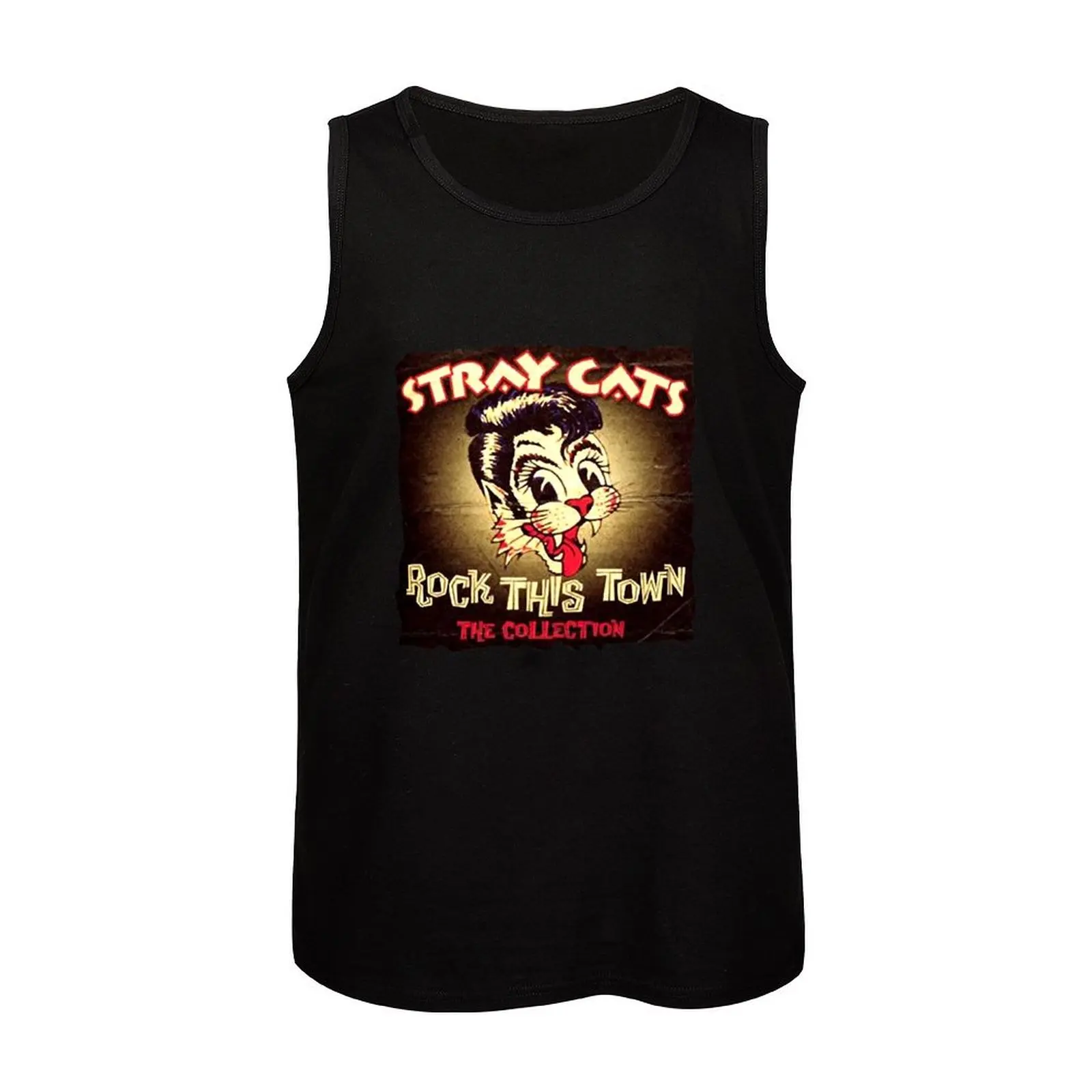 The collection the stray cats band art gift Tank Top bodybuilding men t-shirt Men's sleeveless shirt man gym mens gym clothes