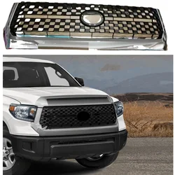 Auto Accessories Mesh Mask Cover For Tundra 2018 2019 2020 2021 2022 Front Racing Grills Abs Grille Grill Car Parts