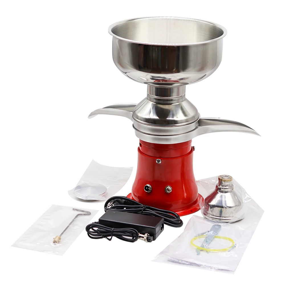 220V 110V Electric Milk Cream Separator Stainless Steel Food Processor For Cow Goat Camel Milk 50L/H