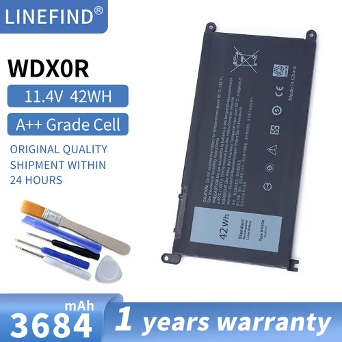 Nueva batería Original 11,4 V 42Wh WDXOR WDX0R para Dell Inspiron 13 14 15 17 5000 7000 P69G001 5378 5379 5770 5570 P69G Vostro 5471
