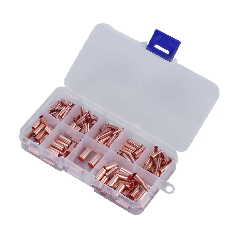 Copper Connecting Pipe GT Small Copper Tube Cable Intermediate Joint Cold Pressed Wire Crimping Terminal Quick Docking Connector