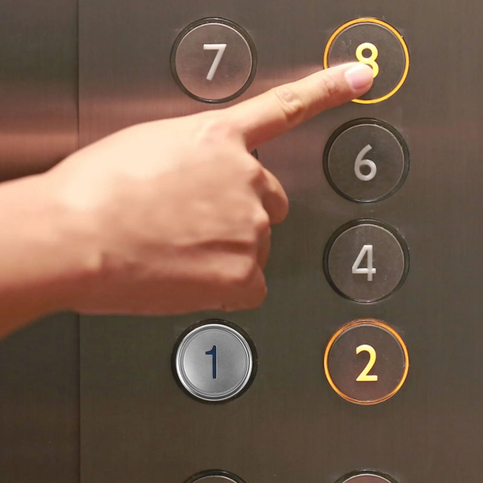 

Stainless Steel Elevator 1St Button Replacement Floor Button For Apartment Office Building Lift Elevator Spare Parts