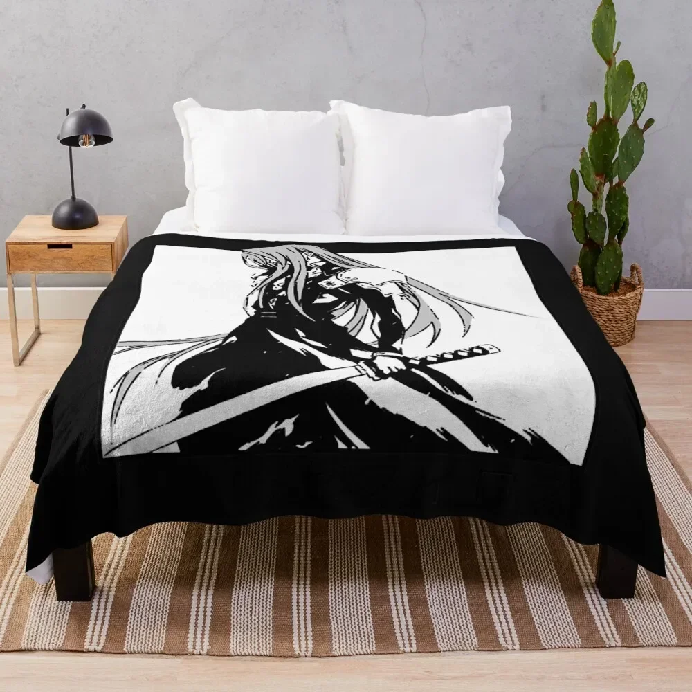 

sephiroth ffvii Throw Blanket Warm Plush Fuzzy Blanket for Living Room