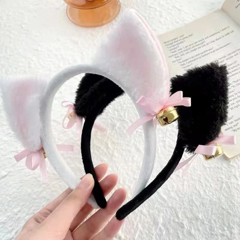 New Lovely Cat Ear Hairwear Girls Anime Cosplay Costume Plush Hair Band Night Party Club Bar Decorate Headbands Hair Accessories