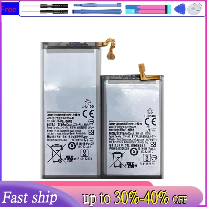 EB-BF916ABY EB-BF917ABY Replacement Battery For Samsung Galaxy Z Fold2 fold 2 5G SM-F916 2090mAh/2275mAh Portable batteries