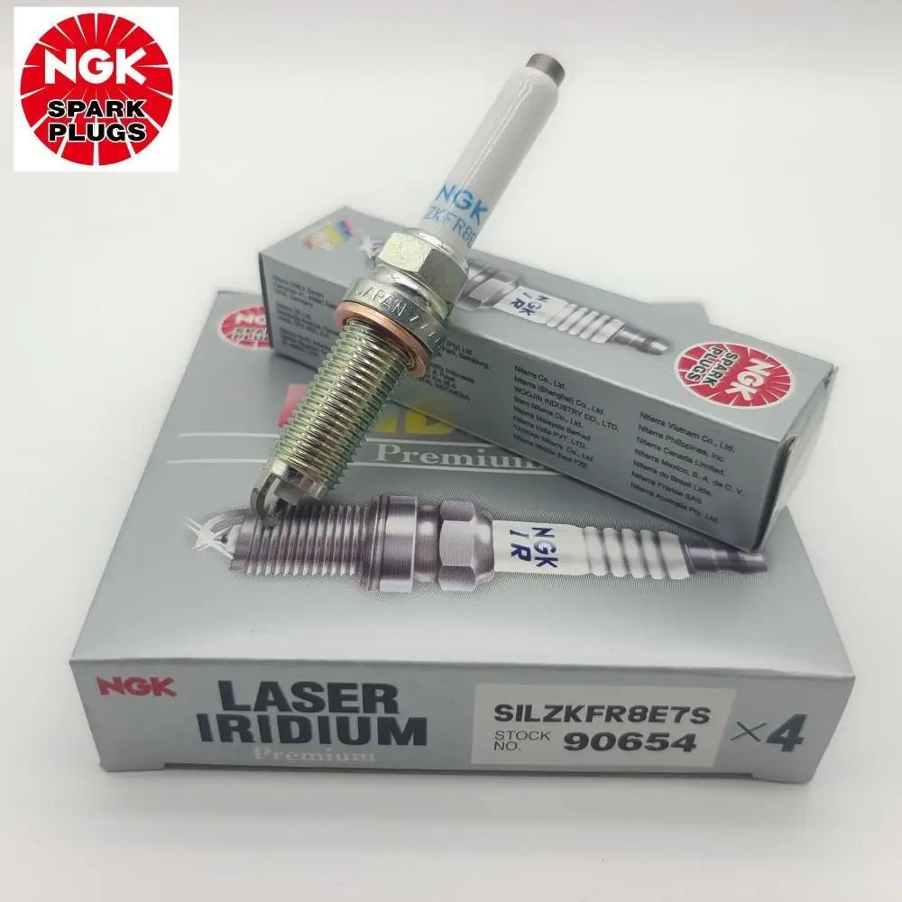 4/6PCS NGK OE:A0041597903  SILZKFR8E7S 90654 Iridium Platinum Spark Plug For Mercedes Benz A B C E GL S 2.0T 3.0T M270 M274 M276