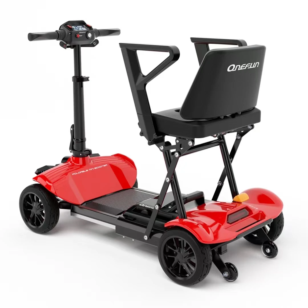 

Travel 4 Wheels Elderly Electric Scooter for Disabled Folding Mobility Scooter