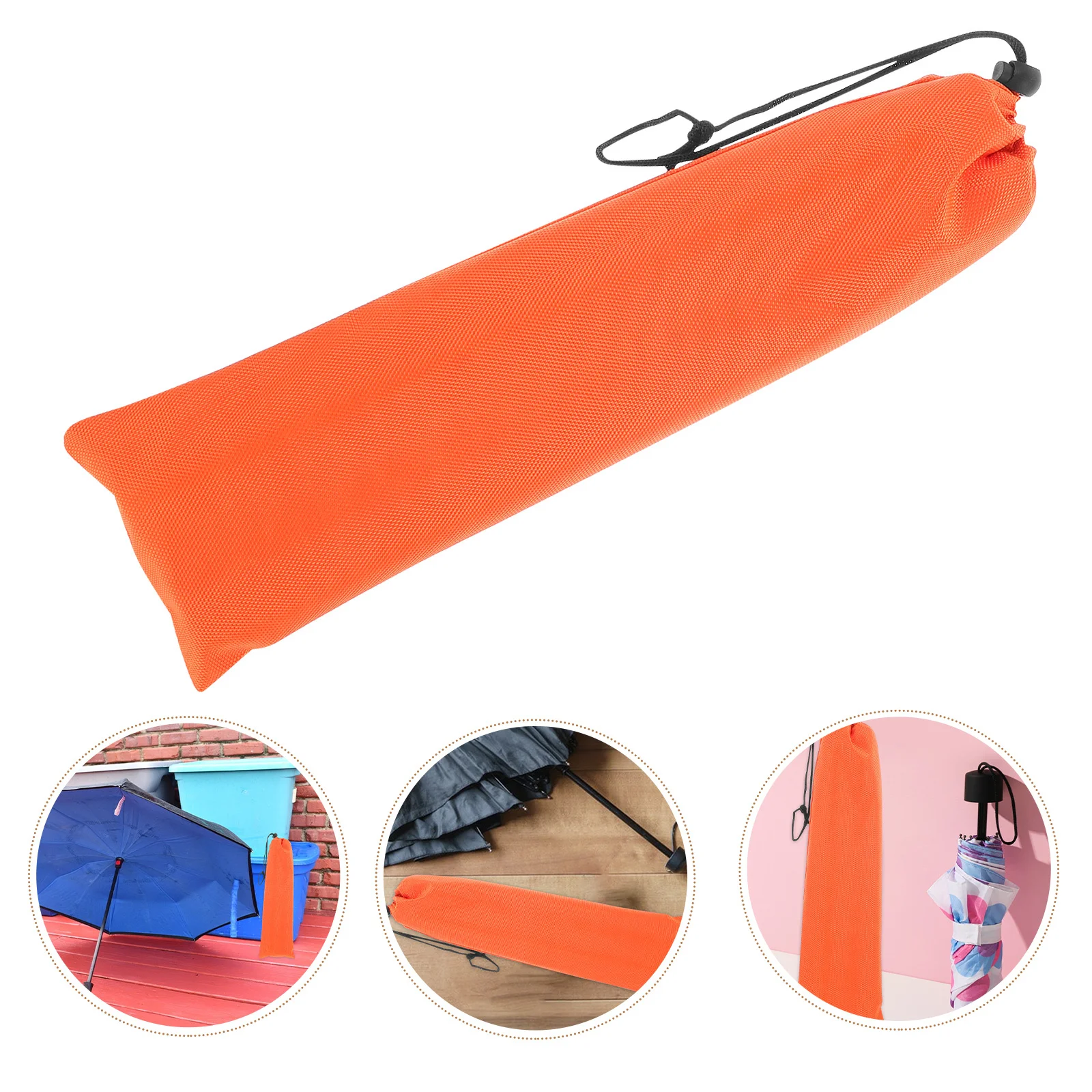 

Portable Umbrella Storage Bag Waterproof Oxford Fabric Drawstring Closure Compact Travel Organizer for Hiking Camping Outdoor