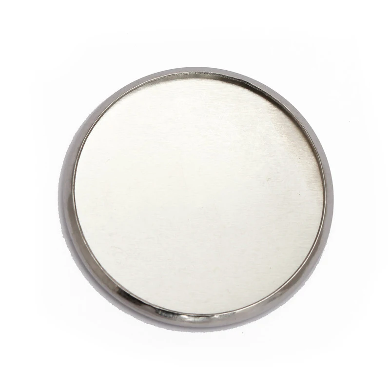 20pcs Stainless Steel Cabochon Cameo Base Round Bezel Tray Blank Base Fit 6-30mm Cameo Base Settings for Jewelry Making DIY