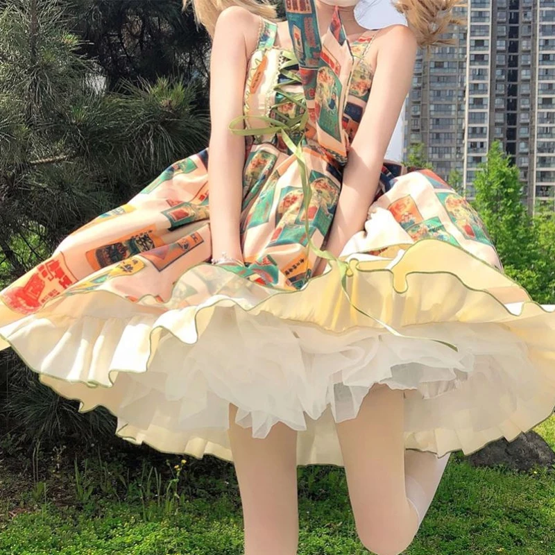 Eleganter Petticoat-Rock, Vintage-Tutu, Krinoline-Faltenrock, Unterrock im Lolita-Stil, Schwarz, 2-lagiger Tüll, einlagiges Futter – Detail 6
