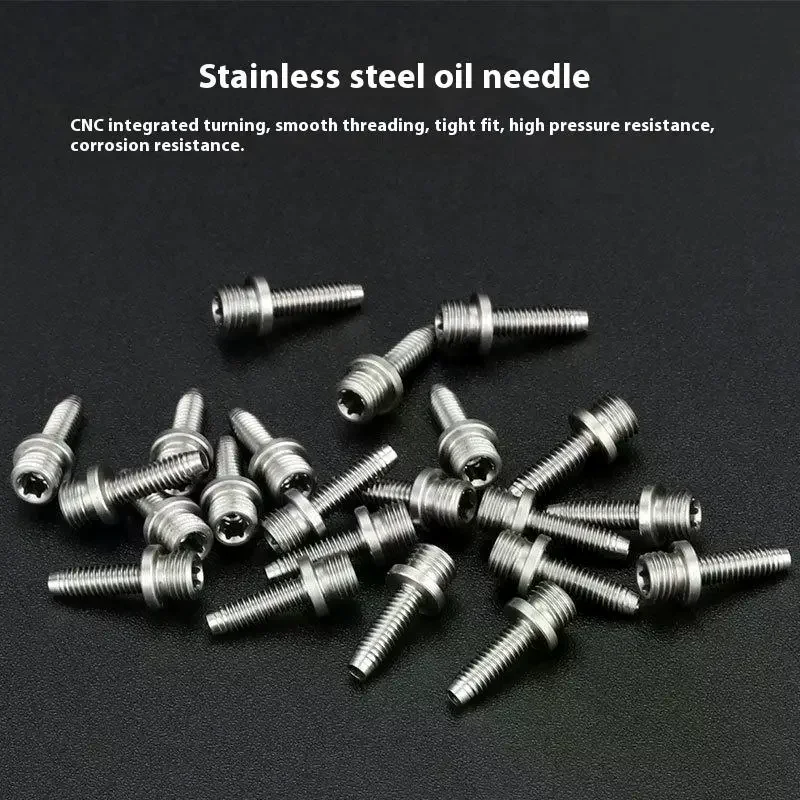 

1/2/10Sets Olive Ring Oil Needle Kit For Stealth-A-Majig Olive And Barb Bicycle Hydraulic Disc Brake Hose Inserts Parts