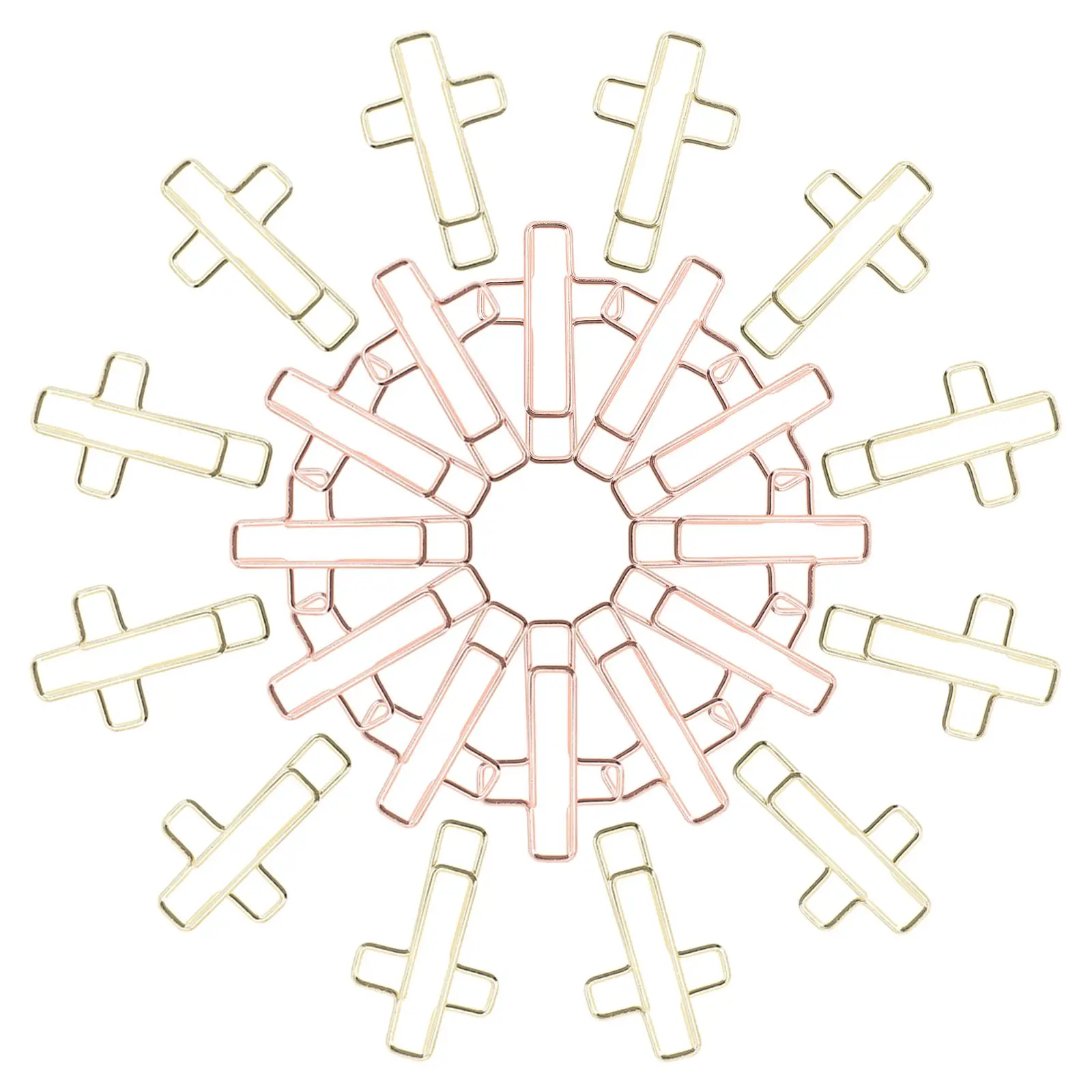 100 Pcs Clip Creative Shaped Paper Clips Small Document Office Accessories Decorate Unique Decorative Miss