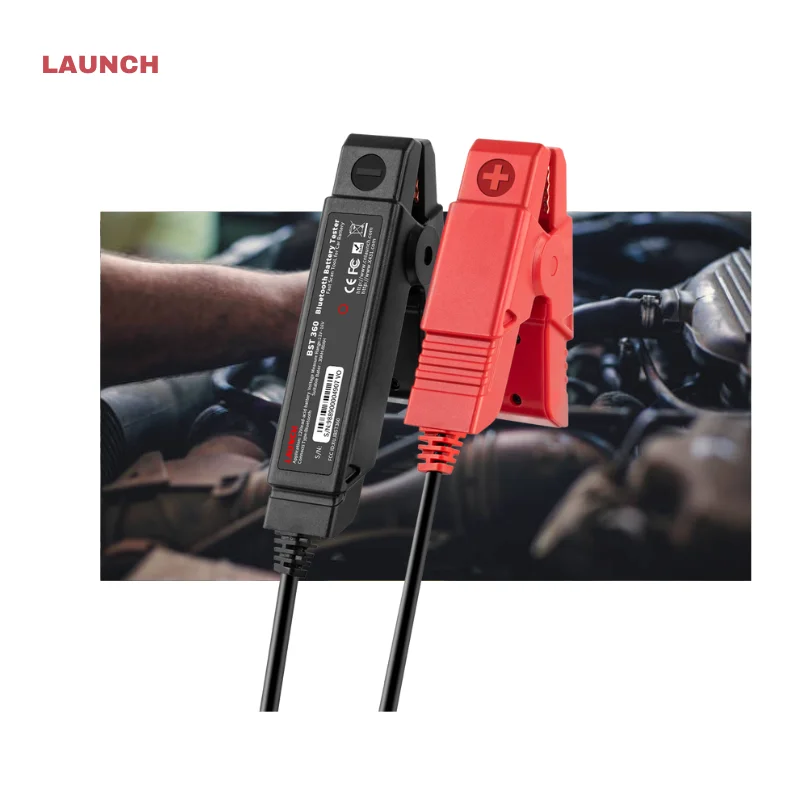 Launch-Batterie Polaroid pour voitures et motos, 12 V, bst360, pickup, connexion avec téléphone et tablette x431