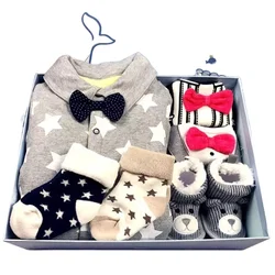 Winter Outfit for Newborn Baby Boy in British Gentleman Style