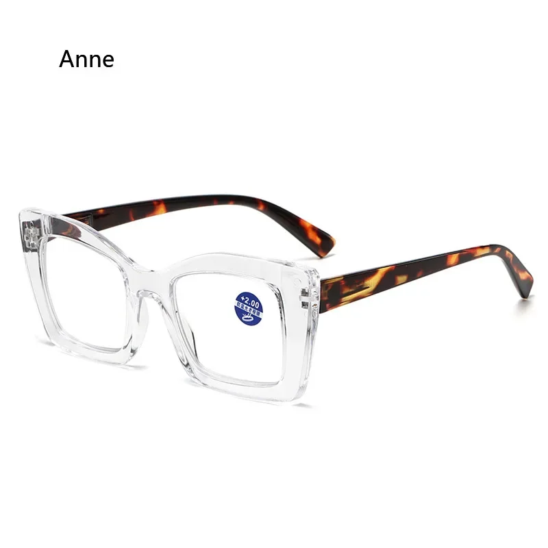 2024 New Fashionable Large Frame Anti Blue Light HD For Men And Women Spring Leg Reading Presbyopia Glasses gafas óculos очки