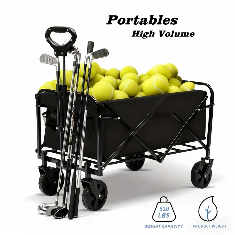 多機能ゴルフトロリー、ゴルフ場設備用折りたたみ式運搬カート、ゴルフ用品保管補助カート