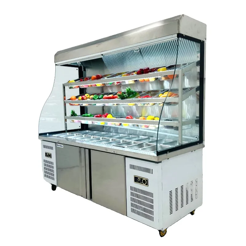 

Small Hotpot Restaurant Seasoning Display Cabinet