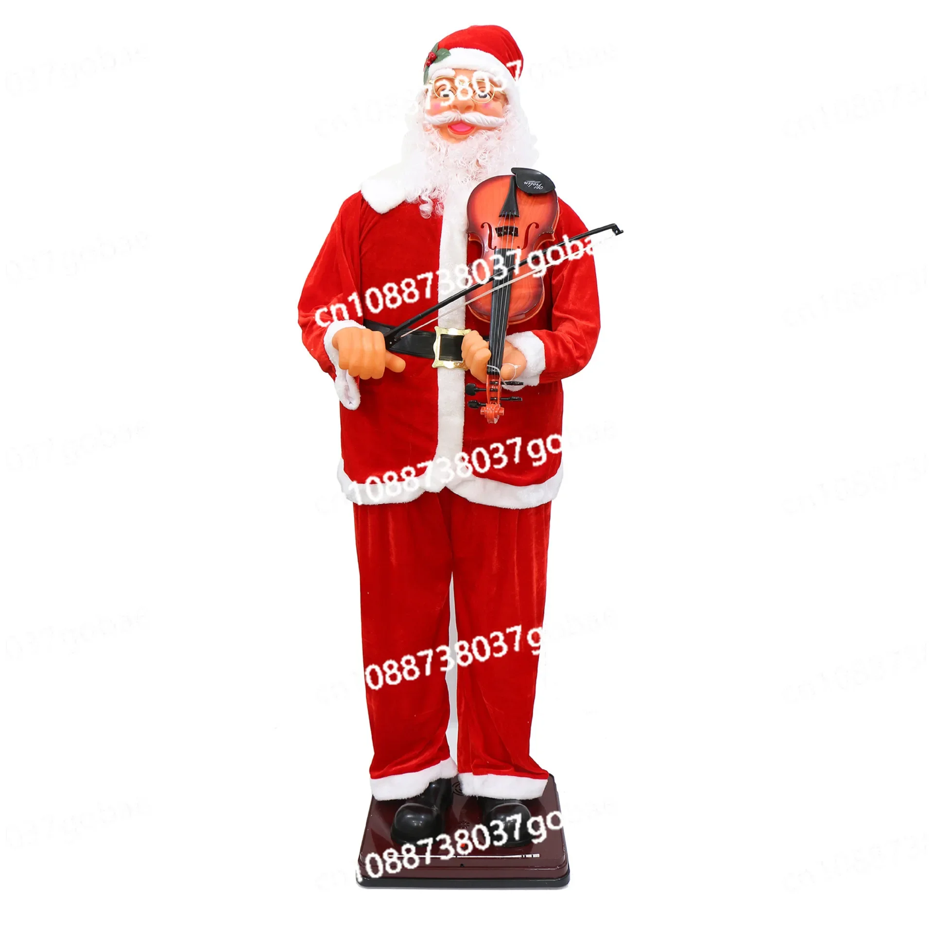 

Christmas Decoration Will Sing and Dance 1.8 Meters Santa Claus Hotel Shopping Mall Welcome Christmas Decoration Ornament