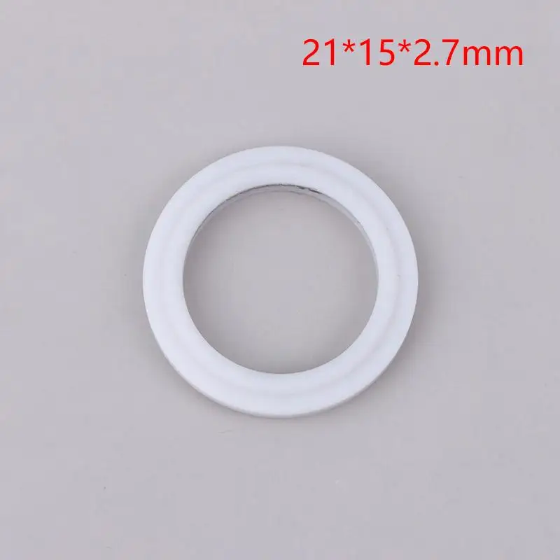 B*1PCS White Sealing Ring 20.5x16x2.5 / 21x15x2.7mm, Spring-Loaded Ringer for Laser Welding  Protective Windows