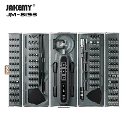 JM-8193 Precision Cordless Electric Screwdriver Set Magnetic Torx Bits Mobile Phone Glasses Electronic Repair Tools