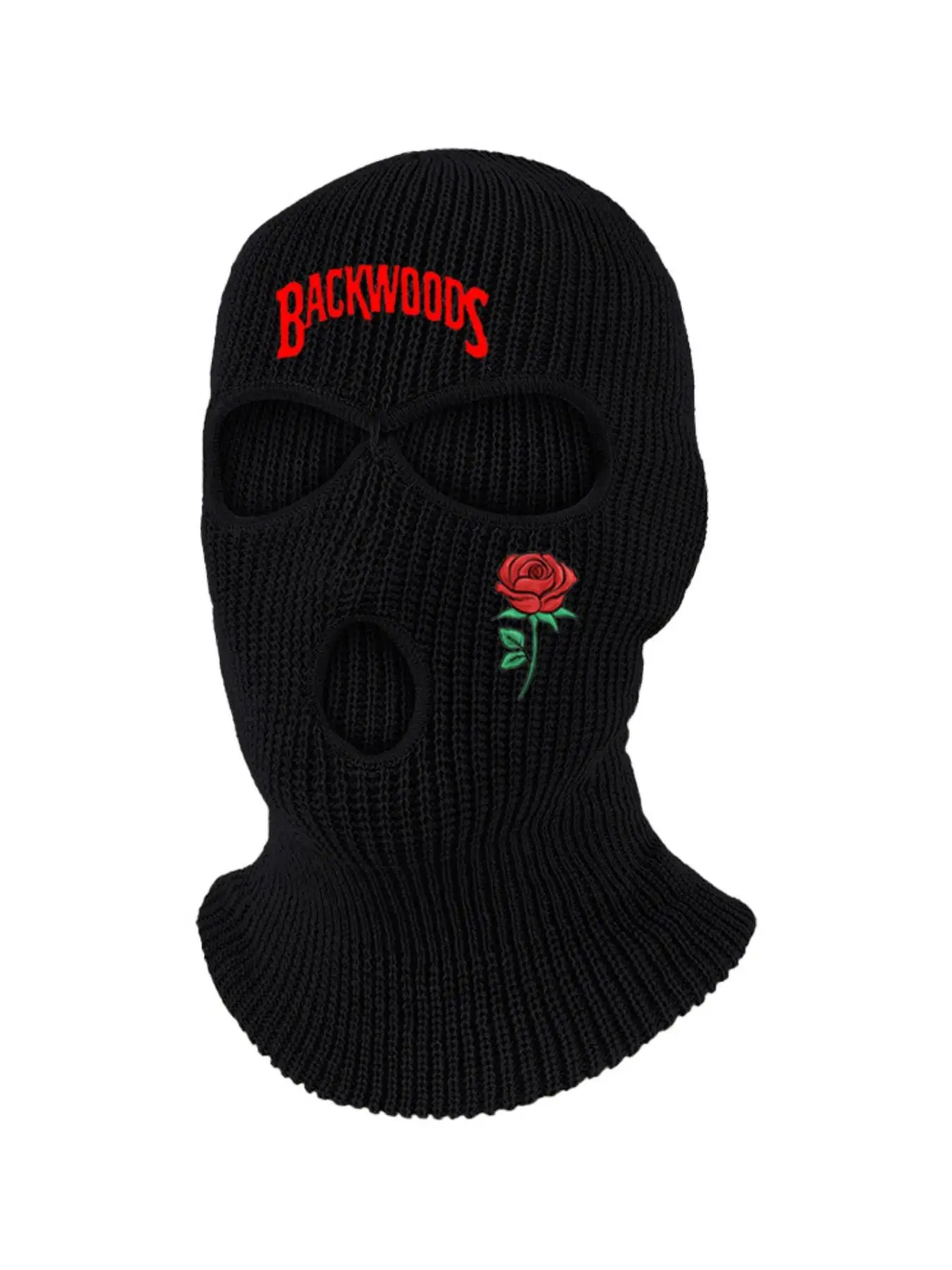 1/2 قطعة 3-hole متعة قبعة محبوك كامل الوجه قناع للتزلج الشتاء بالاكلافا الدافئة محبوك قناع الوجه الكامل الرياضة في الهواء الطلق هالوين هدية #4