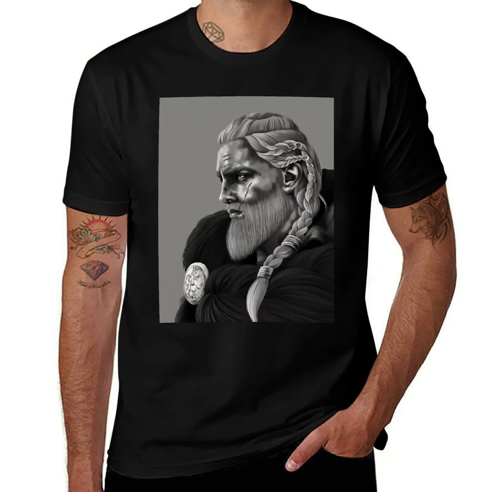 

Eivor T-Shirt korean fashion luxury t-shirt sweat shirts graphic tee men