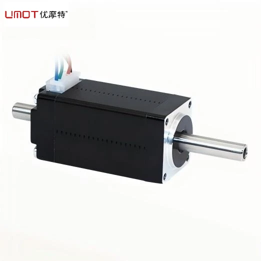 

UMOT 4-проводной мини-шаговый двигатель 20X41 мм Nema 8, 0,8 А, длина вала 20/10 мм, шаговый угол 1,8 ° Шаговый двигатель с двойным полым валом 30мНм