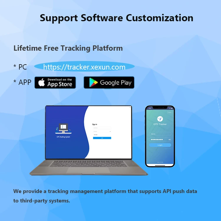 Fleet Management GPS Tracker Vehicle Car Motorcycle Real-Time GNSS GPS Tracking System Software Platform with iOS Android App
