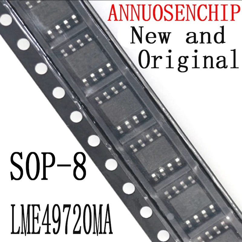 5PCS New And Original SOP8 L49720MA SOP-8 LME49720 SOP LME49720MAX L49720 LME49720MA