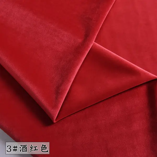 Thickened Velvet Fabric for Sofa Curtain Pillow Clothes Sewing Diy Soft Breathable Comfortable Pure Color White Grey Per Meter