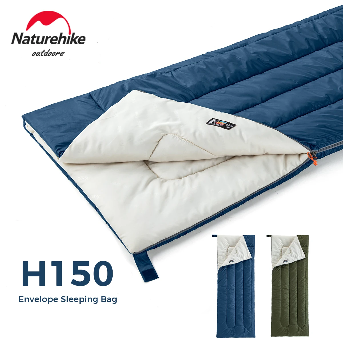 

Naturehike Camping Sleeping Bag Lightweight Warm Envelope Backpacking Sleeping Bag Splicing Cotton Sleeping Bag Travel Hiking