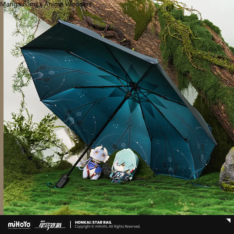 

Game Official MiHoYo Honkai: Star Rail Anaxagoras Theme Impression Series Cosplay Foldable Umbrella Fashion Fans Gift Anime
