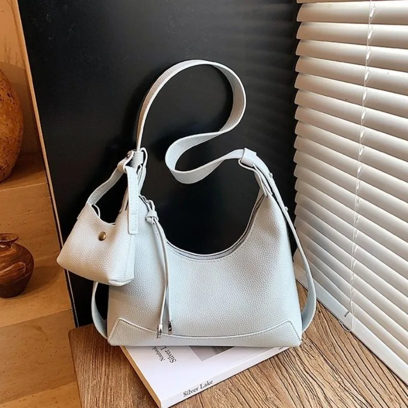 Designer Elegant Diaper Bag Women's Luxury Crossbody Handbag Minimalist Leather Tote Vintage Fashion For Shopping Trip