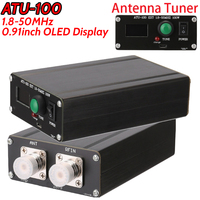 ATU-100 1.8-50MHz Antenna Tuner 0.91inch OLED Display by N7DDC 7x7 Mini Automatic Antenna Tuner 3.2 Firmware Programmed