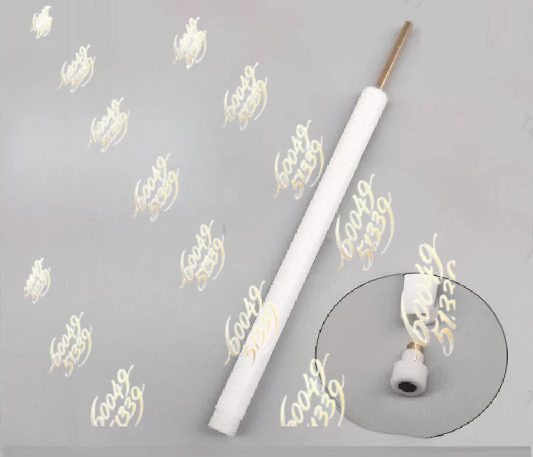 Electron microscope dual-use glassy carbon electron microscope scanning channel PTFE 3 4 5mm imported GC head thread detachable