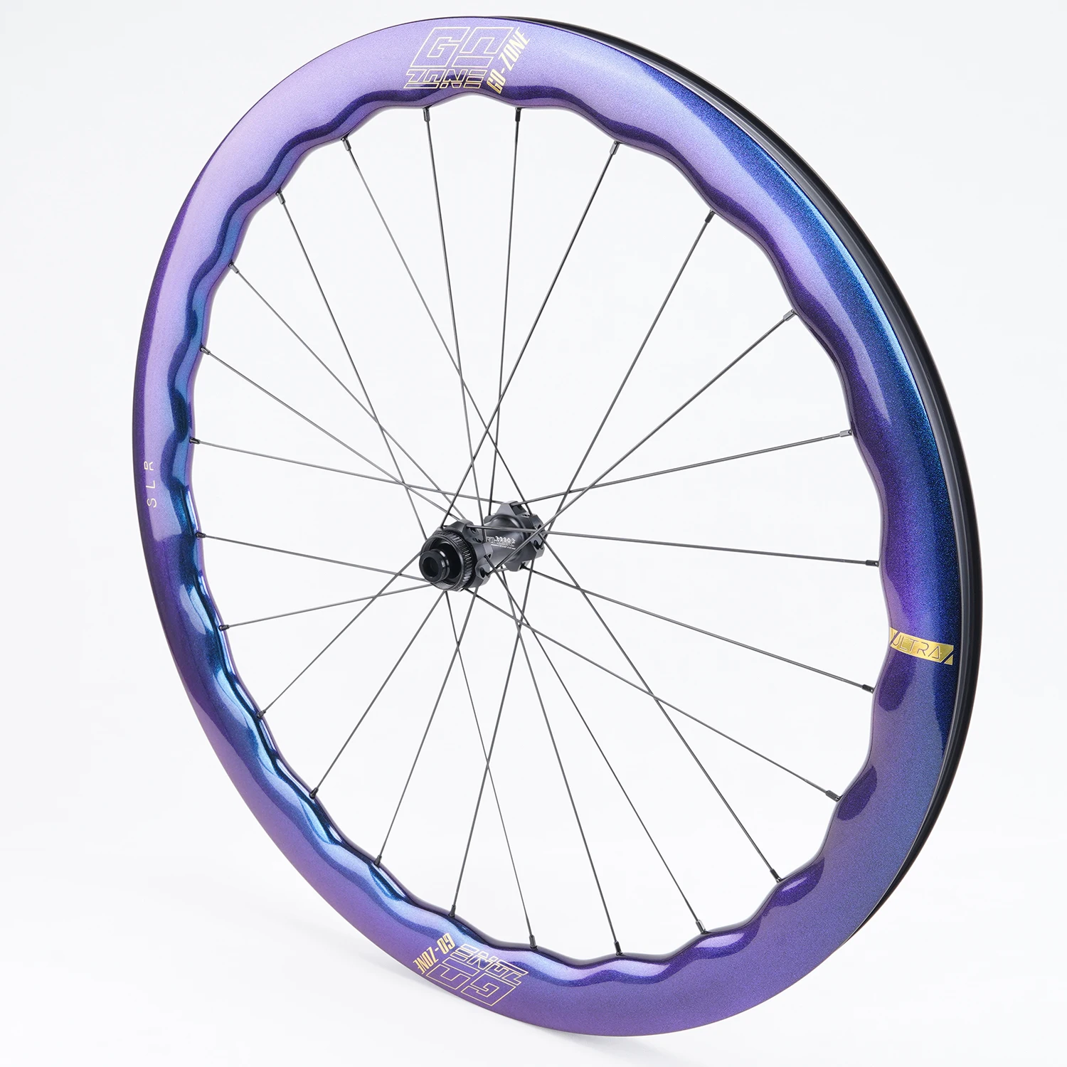 700c Wave Discoloration Carbon Wheels Disc Brake Gravel Ratchet Sapim / Pillar R330D Tubeless Ready UCI Appd Road Bike Wheels