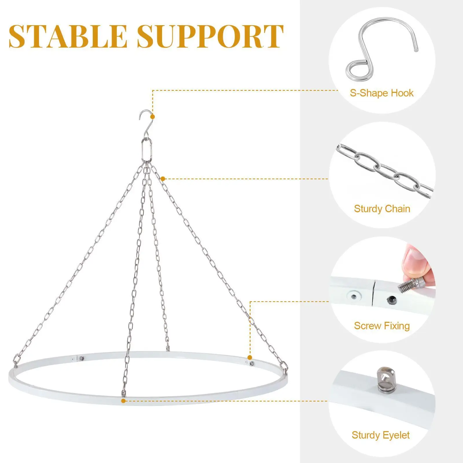Decorative Ceiling Drapes Curtain Hardware Kit for Elegant Wedding Party Stage Luxury Room Decoration