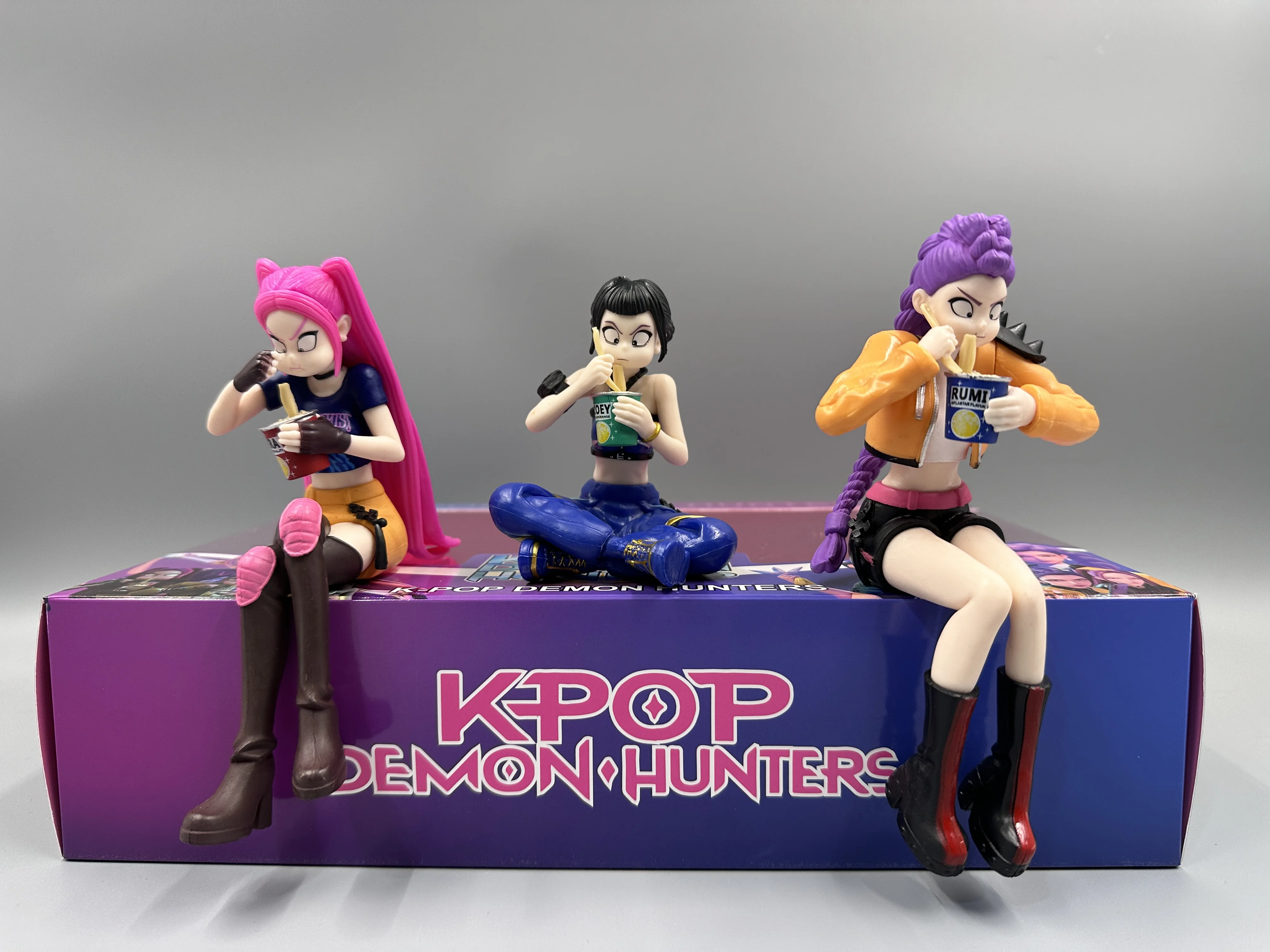 2025 Hot Anime KPop Devil Hunter Doll Vinyl Toy Rumi Mira Zoi Character Vinyl Mask Blind Box Ornament Toy Christmas Gift