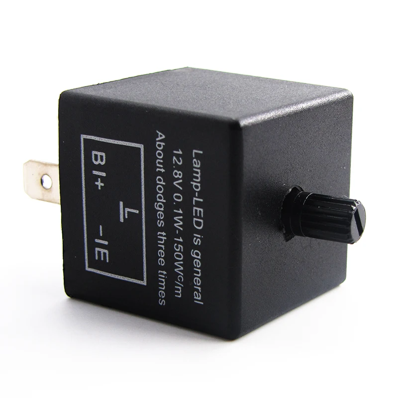 12V 3 Pin CF13  JL-02 Electronic Car Flasher Relay to Fix LED Light Turn Signal Hyper Flash Blinking Light