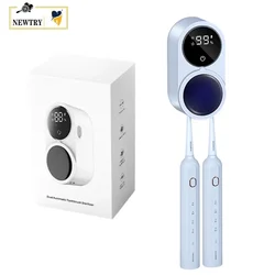 Esterilizador de cepillo de dientes con carga USB, estuche desinfectante con luz UV, soporte montado en la pared, interruptor de Sensor inteligente, higiene bucal, viaje, uso doméstico