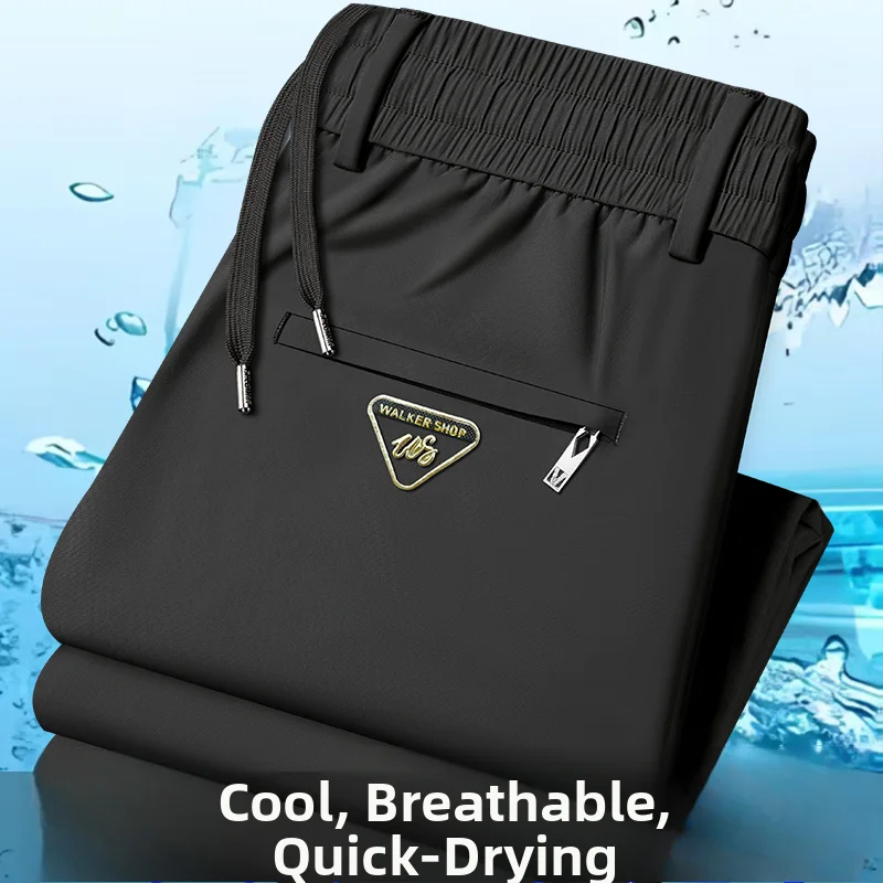 Plones de trabajo sueltos para hombre, ropa de sitio de construcción transpirable de secado rápido de seda helada, pl...