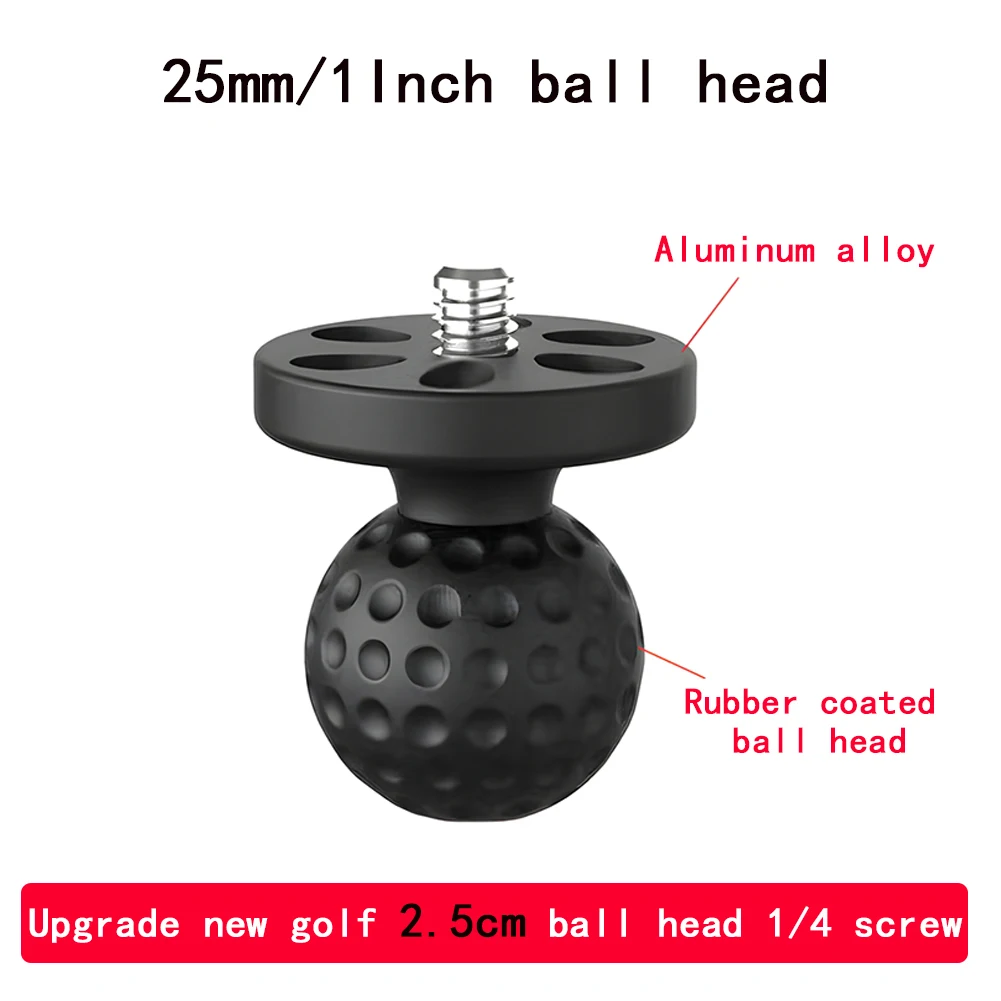Podwójny uchwyt ramowy do mocowania RAM Mount na głowicę kulową 25 mm 1 cal, uchwyt na telefon - rower, motocykl, kamera sportowa, przedłużka ramy. — zdjęcie produktu 6