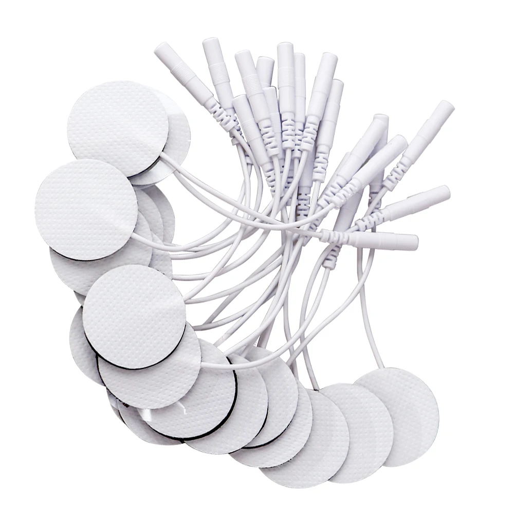 

50/100Pcs Self Adhesive Massage Patch Tens Electrodes Pads Replacement for EMS Muscle Stimulator Digital Therapy Body Massager