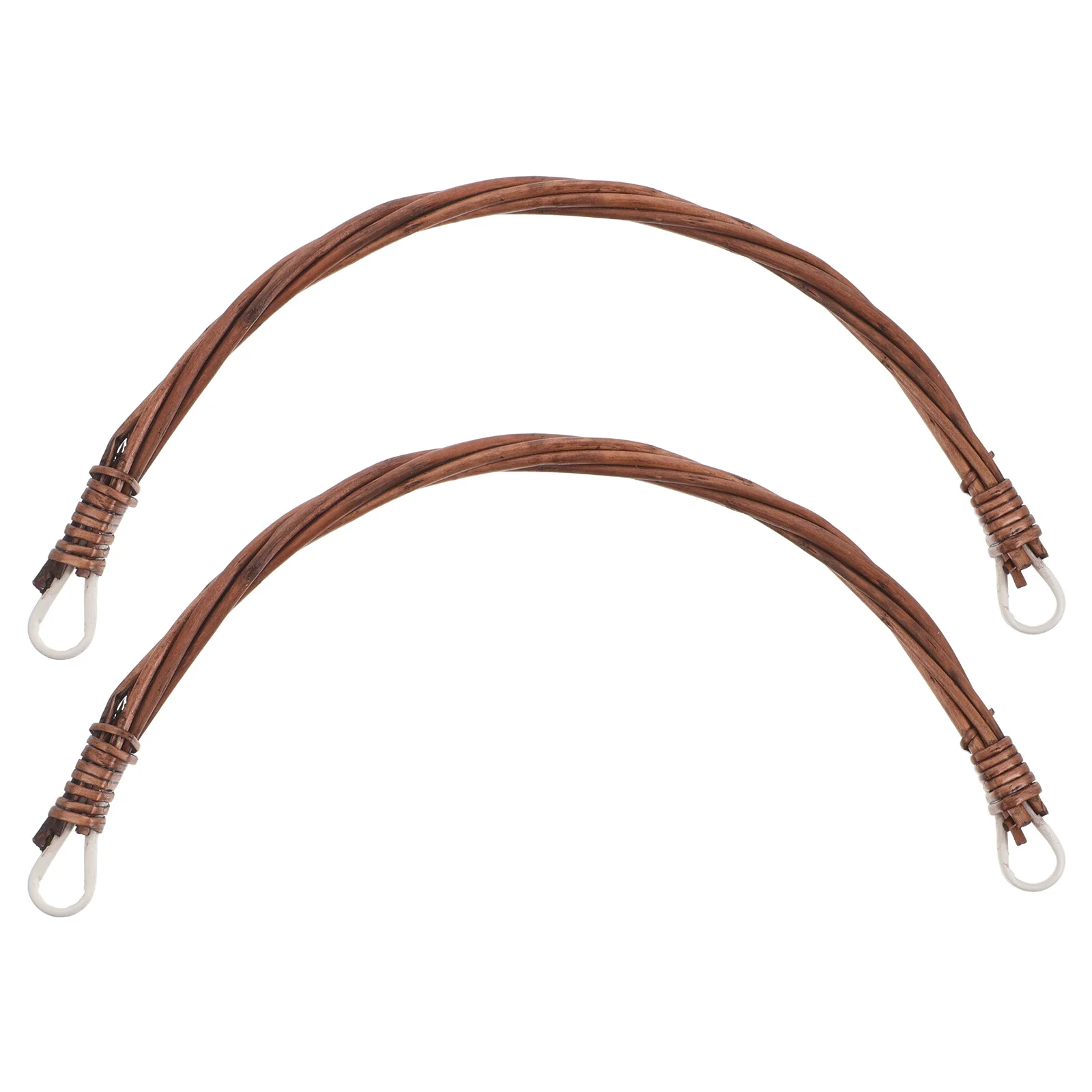 2 قطعة مقبض سلة النزهة اكسسوارات الروطان استبدال السيطرة تحسين القوة تصميم مريح مريح يناسب معظم المنسوجة #1