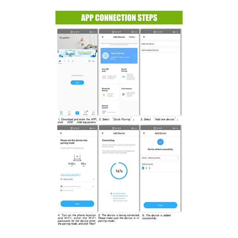 

Умное устройство для полива растений (SPOR) с Wi-Fi, двойной насос, автоматическая система капельного орошения с таймером, управление через приложение для сада, растений и цветов (20)