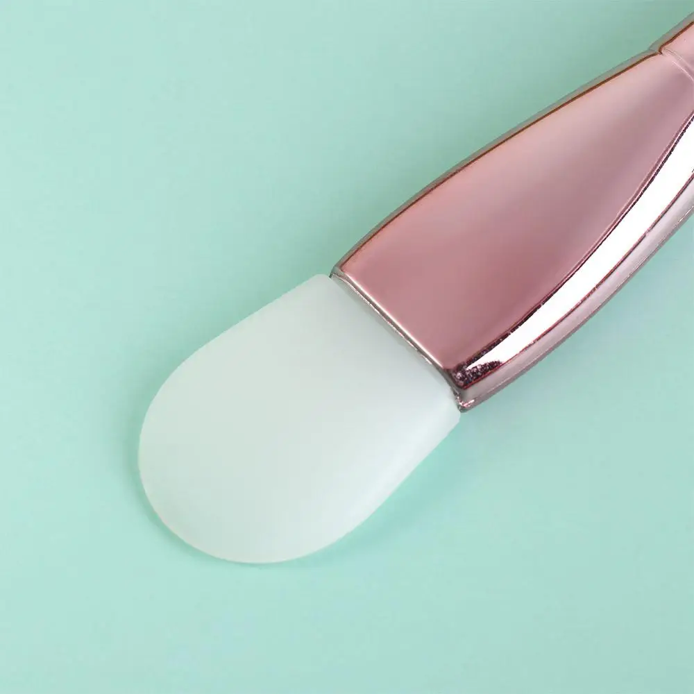 Cepillo suave para máscara, doble cabezal, doble uso, cepillo de limpieza para mascarilla Facial, accesorios electrochapados, cepillo tipo Daub, herramienta de belleza Facial