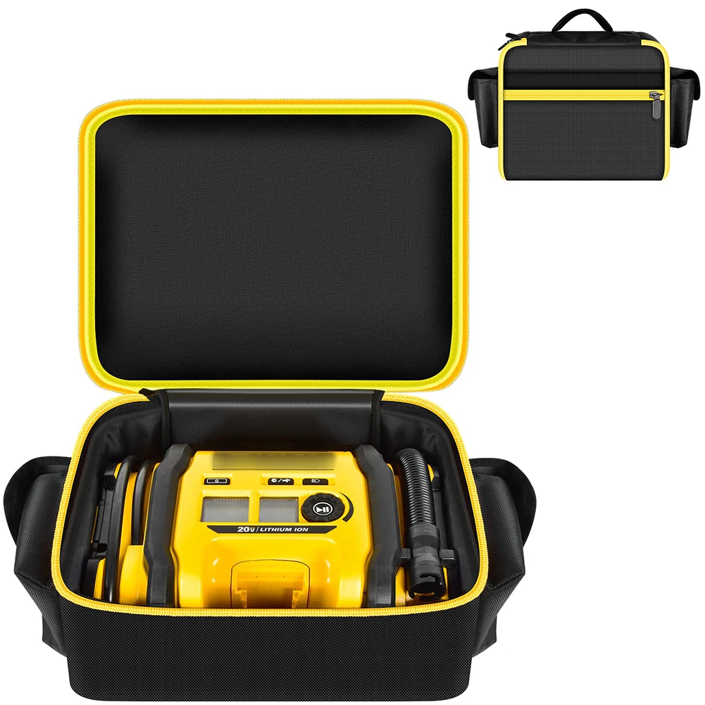 Air Compressor Bag Dustproof Carrying Bag Anti Scratch Portable Air Pump Carrying Case for Dewalt DCC020IB 20V Max Tire Inflator